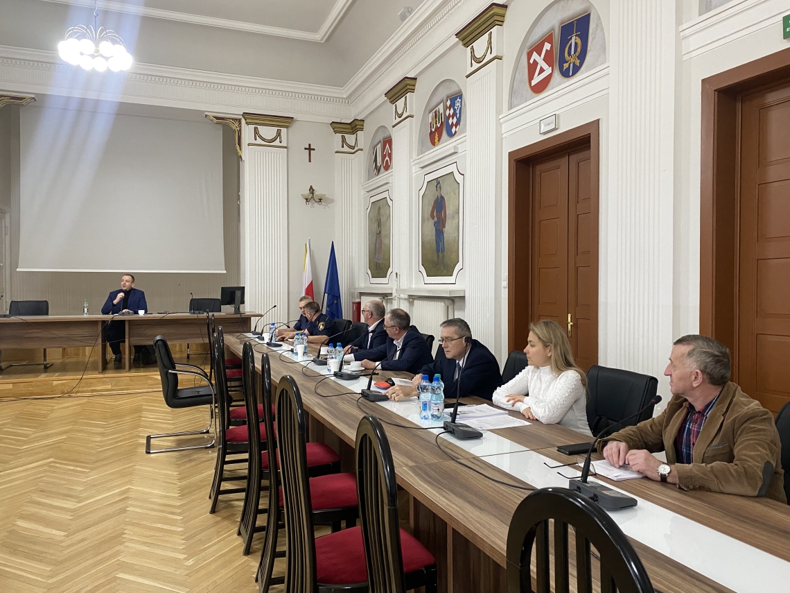 Posiedzenie Wspólnej Komisji Bezpieczeństwa i Porządku dla Miasta Włocławek na prawach powiatu i Powiatu Włocławskiego