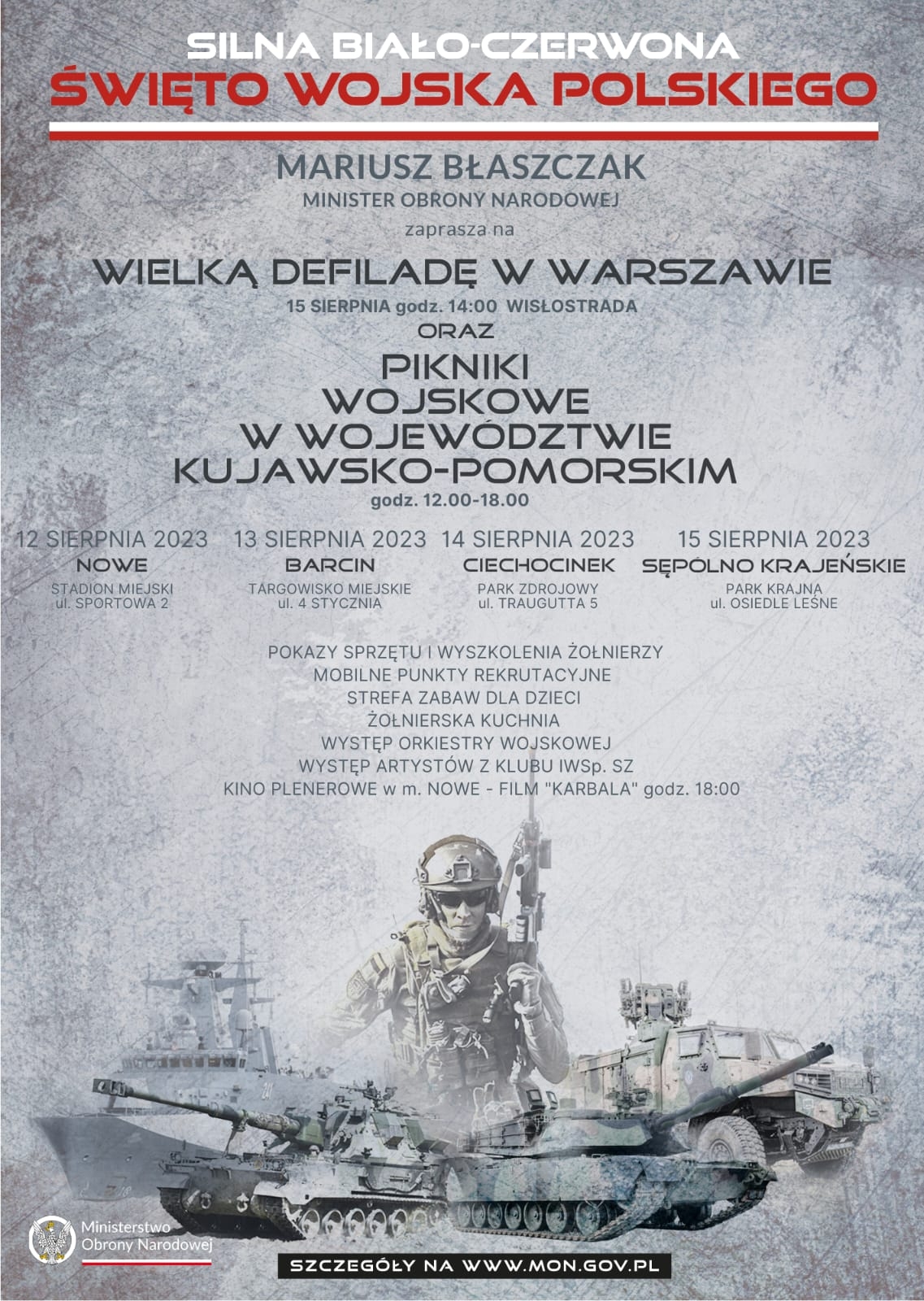 Silna Biało-Czerwona - Święto Wojska Polskiego 